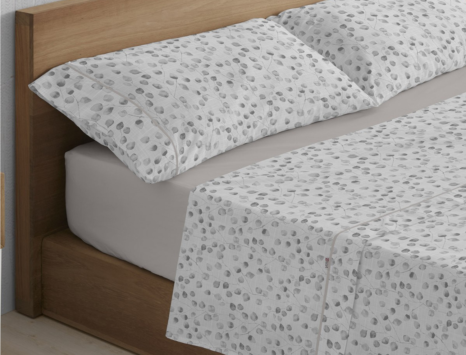 Estelia Juego de cama Estelia Abi color Plomo