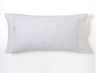 Almohadón Estelia Combi 100% Algodón Telia Satén 600 Hilos color Blanco con bies hueso
