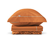 Juego de cama Estelia Liso Biés 100% algodón 144 hilos