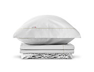Juego de cama Estelia Liso Biés 100% algodón 144 hilos