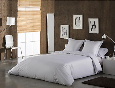 Estelia - Funda Nórdica Estelia Combi 300 Hilos 100% Algodón Satén color Blanco