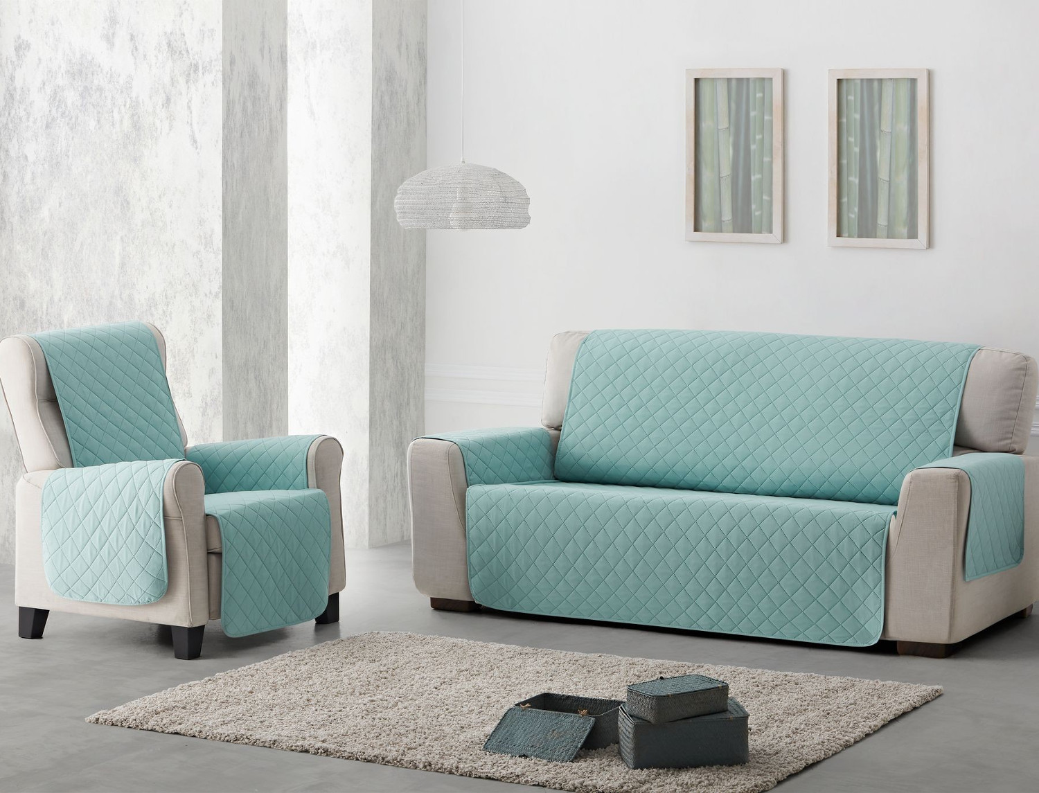 Belmarti Cubre sofá acolchado chaise longue Sweet