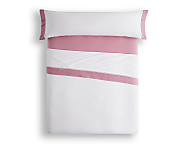 Juego de cama franela Eira Estelia color Cuarzo