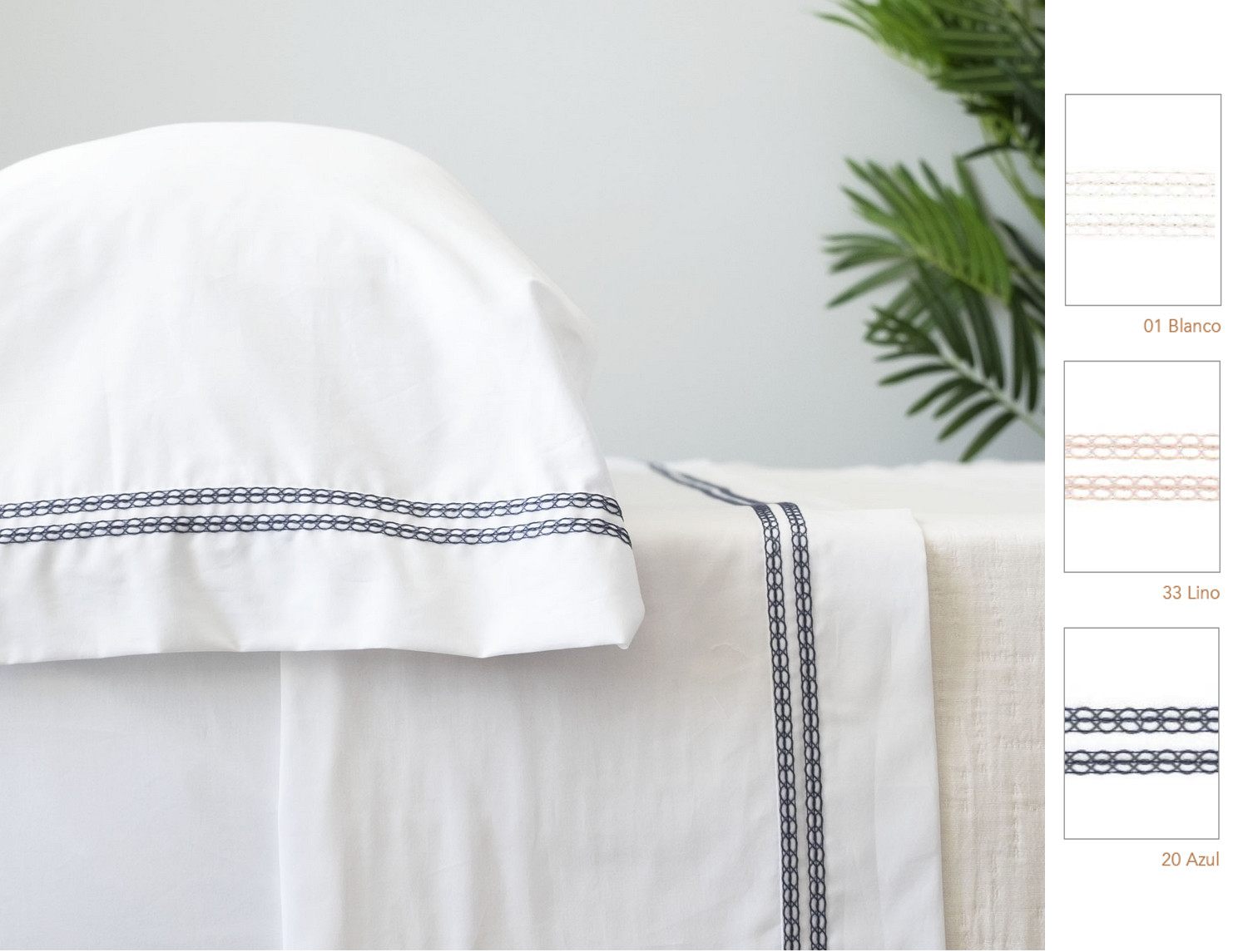 Cañete Juego de cama Miso Satin Algodón 400 hilos