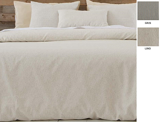 Cañete - Funda nórdica Arauca color Gris o Lino