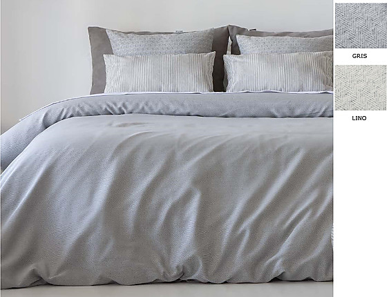 Cañete - Funda nórdica Elmer color Gris o Lino