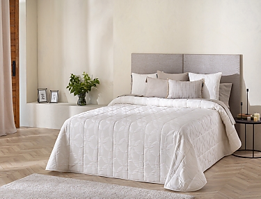 Confecciones Paula - Bouti Piqué Deva Blanco cama de 160 Oferta fin de existencias
