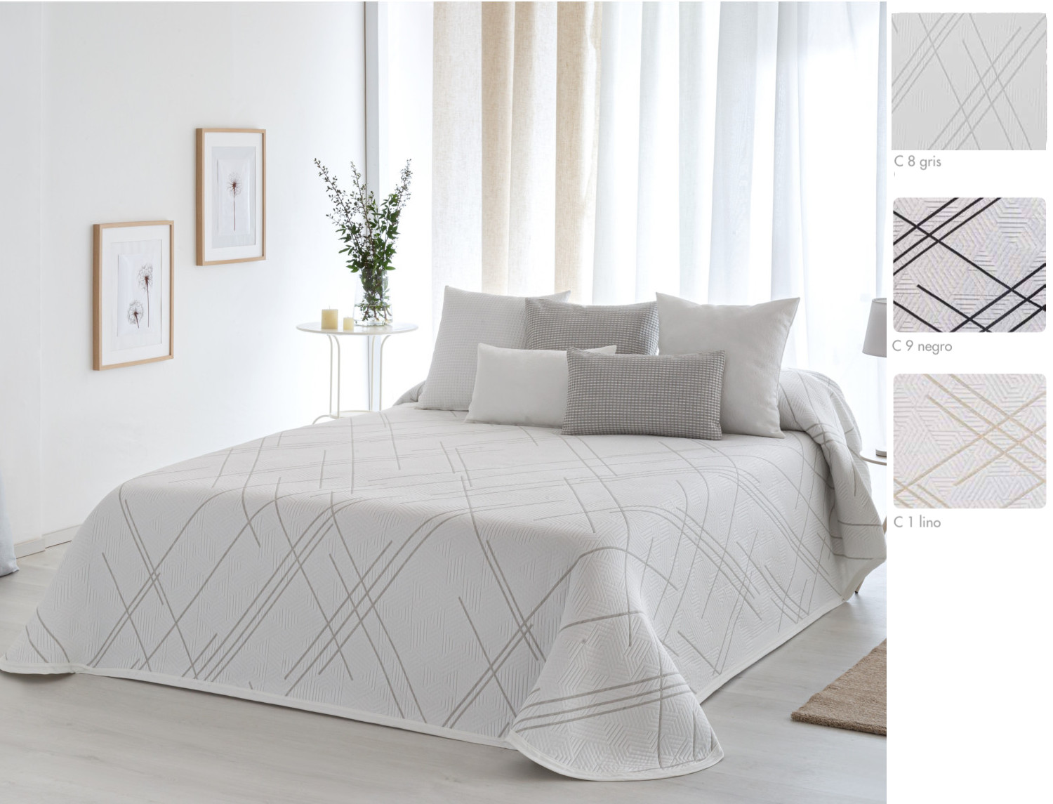 Textilia Colcha Piqué Reversible Morfeo