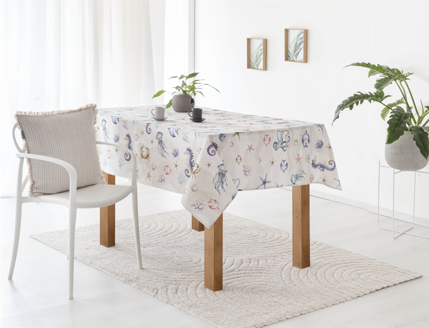 Confecciones Paula Mantel antimanchas Marino