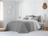 Bouti Jacquard 80gr Devi color gris con funda/s de cojín