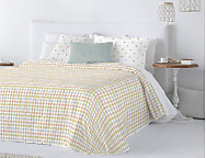 Bouti reversible Kristin color naranja con funda/s de cojín