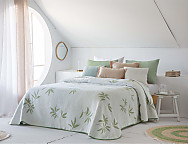 Colcha Jacquard Dao color verde