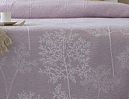 Colcha Jacquard Reversible Lilit color malva