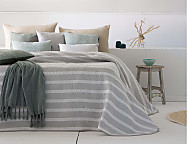 Colcha Jacquard Reversible Mambo color gris