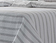 Colcha Jacquard Reversible Mambo color gris
