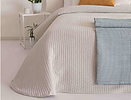 Colcha Jacquard Fraga 02 Beige
