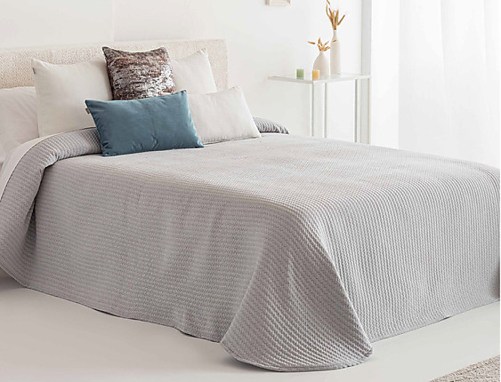 Sandeco - Colcha Jacquard Fraga 03 Gris