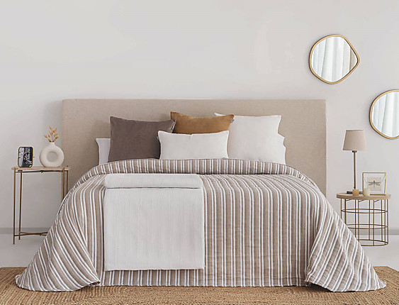 Sandeco - Colcha Jacquard Aina 02 Beige