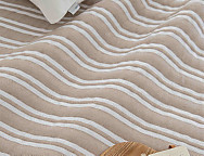 Colcha Jacquard Aina 02 Beige