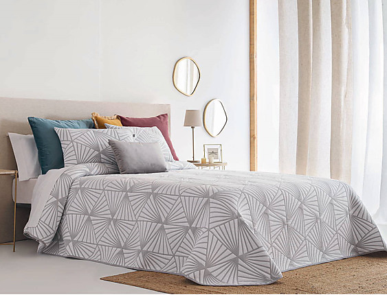 Sandeco - Colcha Jacquard Tarazona Gris