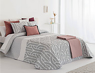 Colcha Jacquard con relleno fino Foresa 01 Gris