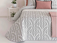 Colcha Jacquard con relleno fino Foresa 01 Gris