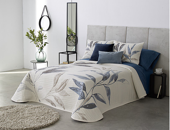 Reig Marti - Colcha Jacquard Lamar 03 azul