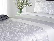 Edredón Jacquard tipo B3 Amilly con fundas de cojín incluidas 08 gris