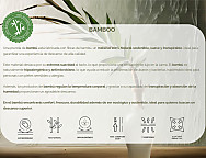 Juego de cama Wiss Bambú Satén 300 hilos