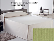 Colcha de verano Lister cama de 135 color verde manzana