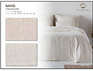 Colcha capa 100% Algodón Baho color Plata