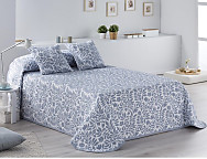 Colcha Piqué Fiore Azul Grisáceo oferta fin de existencias