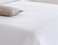 Colcha Jacquard Vicar Blanco cama de 180