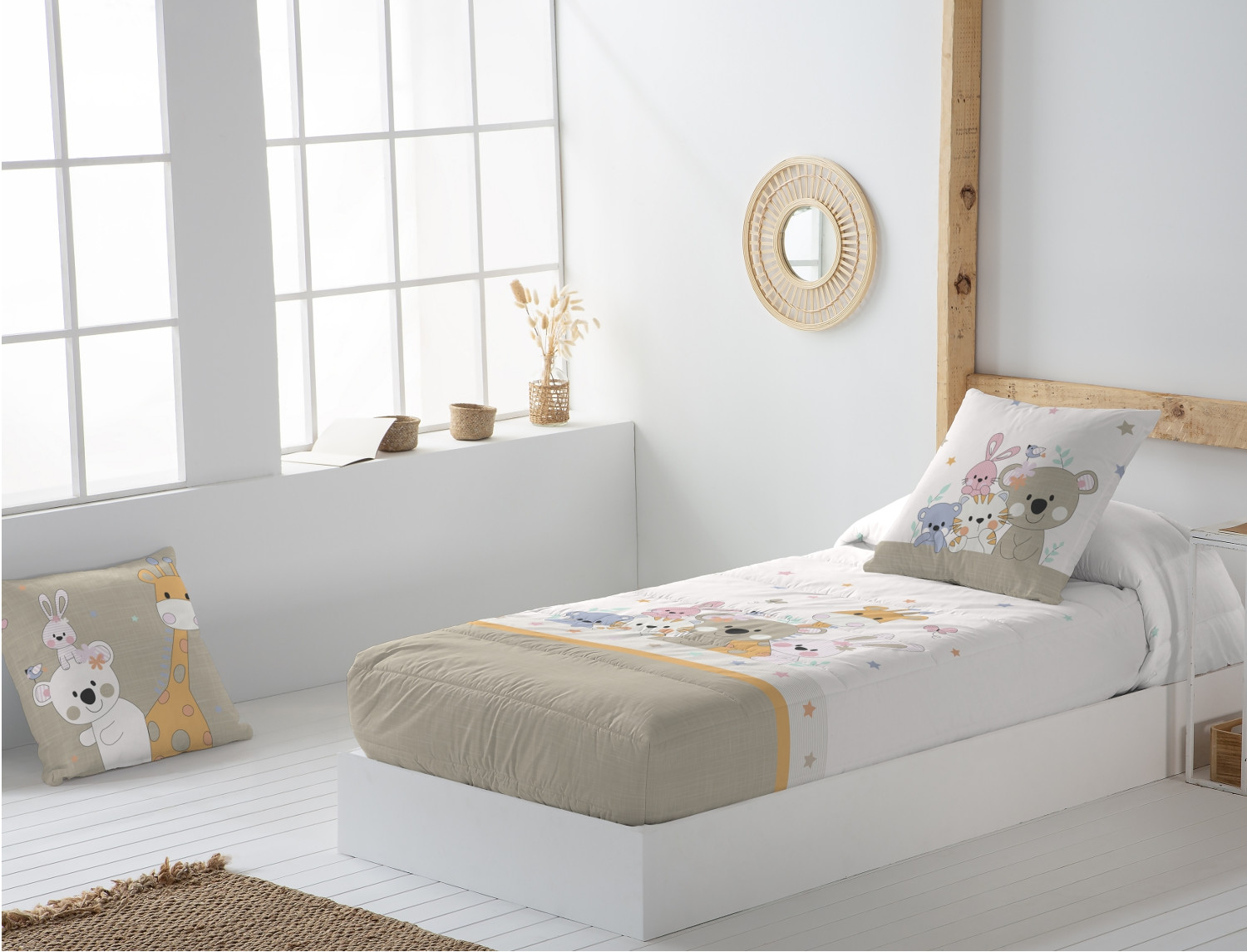 JVR Edredón ajustable Bunny JVR Multicolor