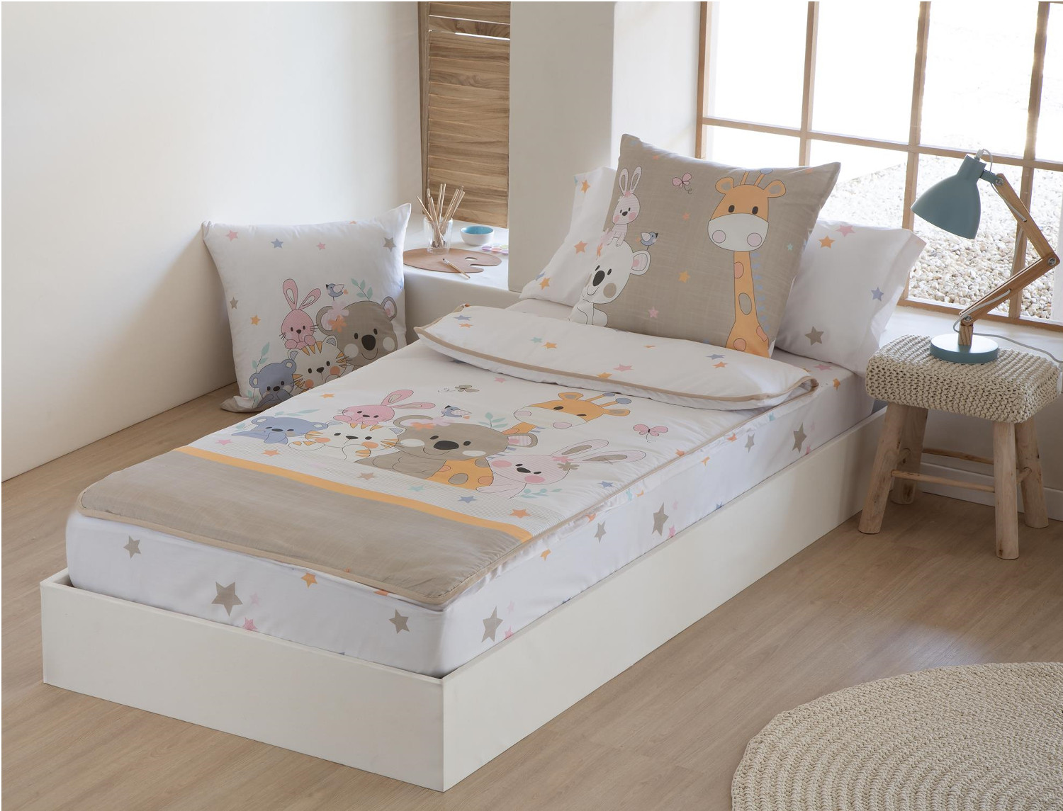 JVR Saco nórdico 100% Algodón Bunny JVR Multicolor