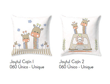 JVR - Cojín 100% algodón Joyful