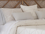 Colcha Piqué Jacquard Reversible Geox Beige