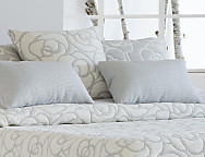 Colcha Piqué Jacquard Reversible Loto Gris