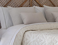 Colcha Piqué Jacquard Reversible Luxor Beige