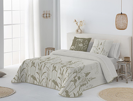 JVR - Edredón 240gr 100% algodón Anna Beige