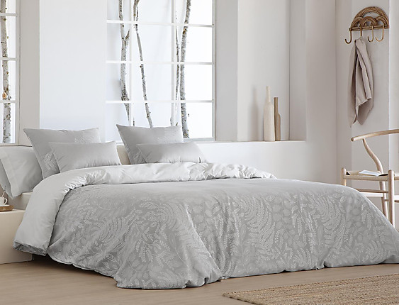 JVR - Funda nórdica Jacquard Tebas color Gris