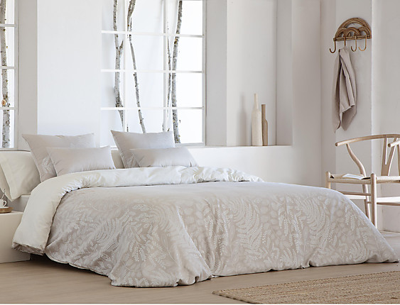 JVR - Funda nórdica Jacquard Tebas color Beige