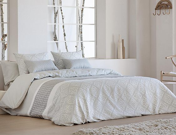 JVR - Funda nórdica Jacquard Corinto JVR Gris