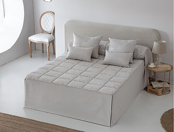 JVR - Colcha edredón Tebas color Beige
