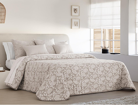 JVR - Edredón Conforter Nórdico Jacquard Elis Beige