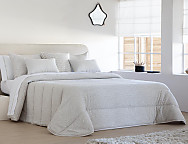 Edredón Conforter Nórdico Jacquard Rodas Beige