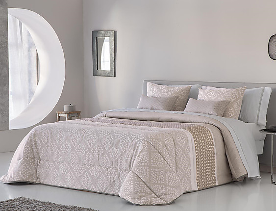 JVR - Edredón Conforter Nórdico Jacquard Corinto JVR Beige
