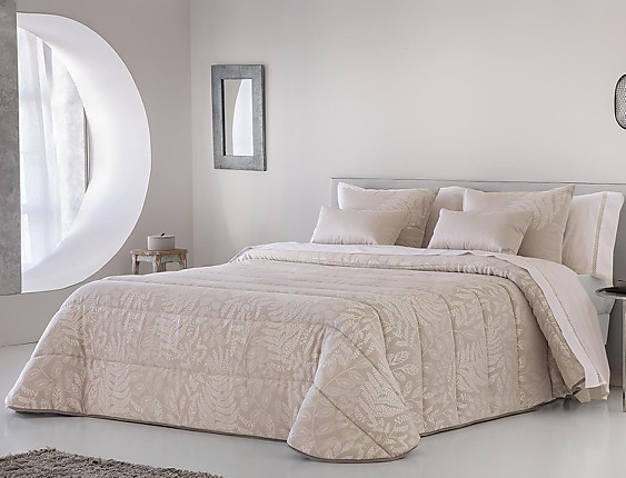 JVR - Edredón Conforter Nórdico Jacquard Tebas Beige