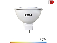 Bombilla dicroica led mr16 5 w 12 v 450 lm 6400 k luz fría 5 x 5 cm