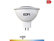 Bombilla dicroica led mr16 Gu5.3 5w 12v 450lm 4000k luz dia  5x5cm